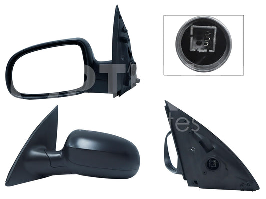 CHEVROLET CORSA 2003 2004 2005 2006 2007 2008 ESPEJO IZQ ELECT NEGRO POROSO (3PINES) (TORNADO 04-11)