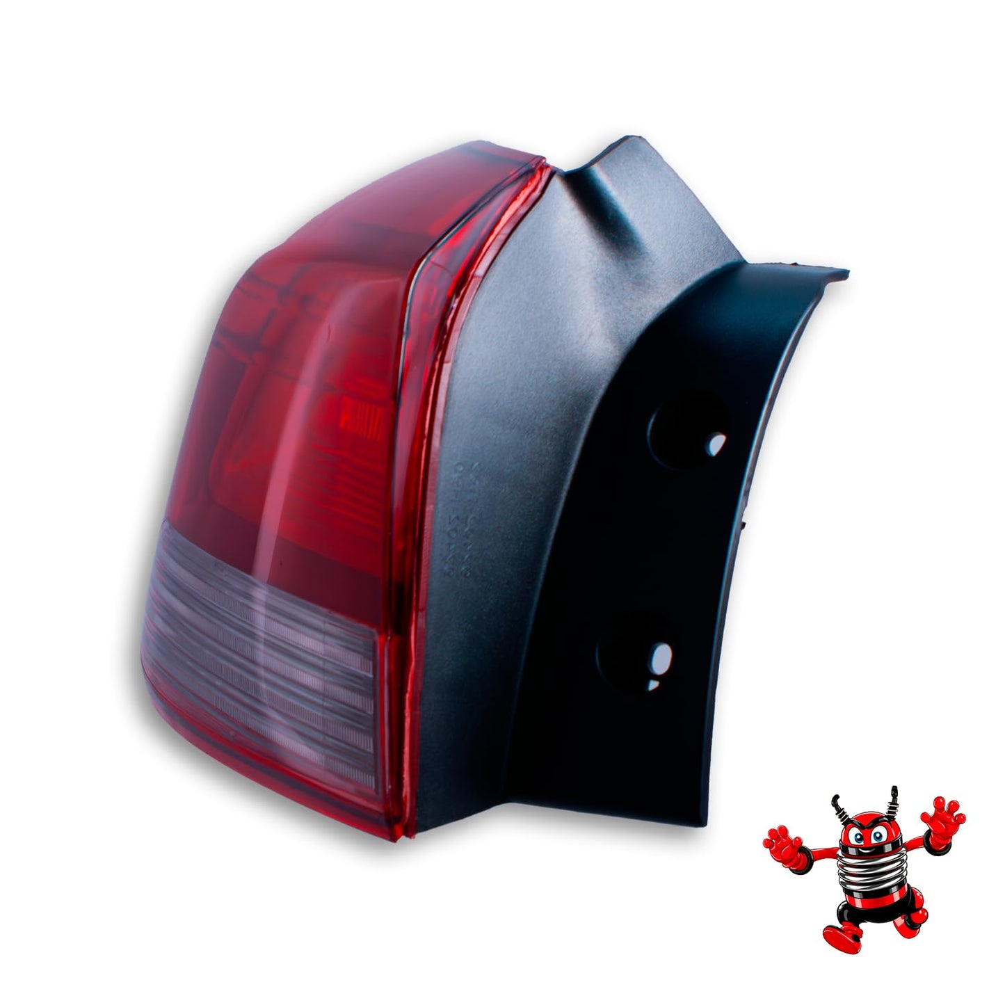 Calavera Izquierda Exterior Compatible con Rio H-Back 5 Puertas 2018 2019 202 2021 2022 2023 | Rojo Blanco | Sin Arnes (FCNA0122)