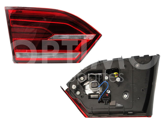 VOLKSWAGEN JETTA A6 GLI 2010 2011 2012 2013 2014 CALAVERA IZQ INT S/ARNES C/LED CLARA (ROJO/BLANCO)