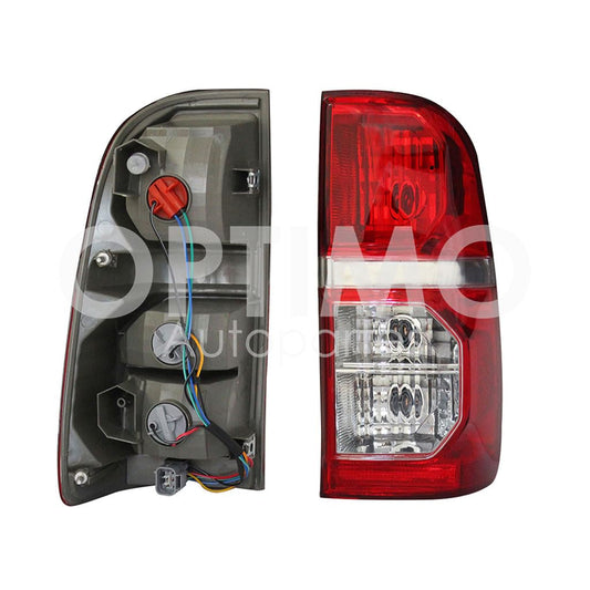 2012 - 2015  TOYOTA HILUX CALAVERA DER C/ARNES (ROJO/BLANCO/BLANCO)