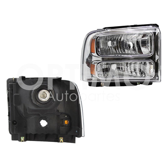 2005 - 2007  FORD F-350 SUPER DUTY FARO DER F/CROMADO C/MICA AMBAR (F-450/F-550/EXCURSION)