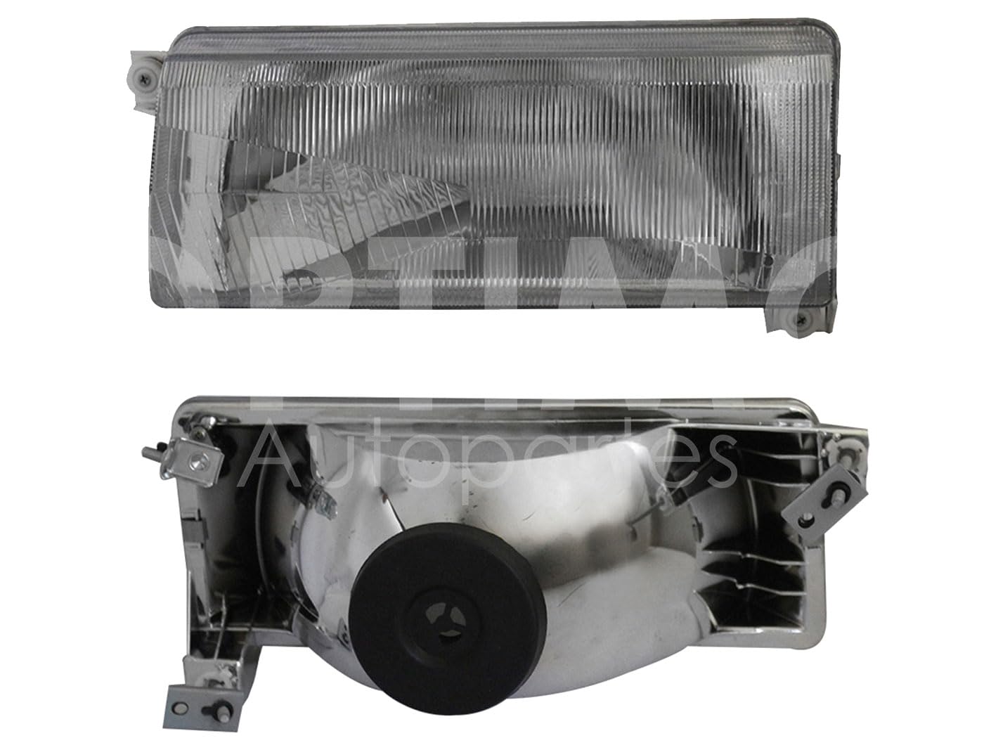 Faro Izquierdo Compatible con TS-II 1990 1991 F/CROMADO PLASTICO