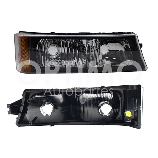 CHEVROLET SILVERADO 1500/2500 2003 2004 2005 2006 CUARTO FRONTAL DER C/MICA AMBAR (SUBURBAN 04-06)