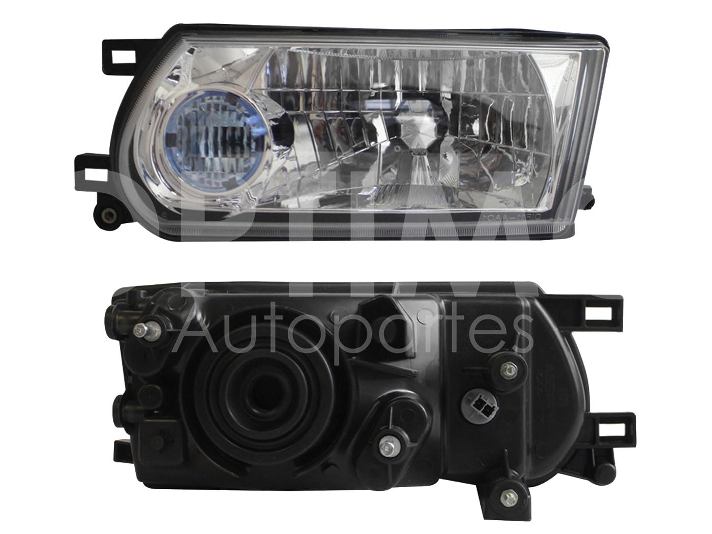 FARO izquierdo F/CROMADO C/OJO AZUL COMPATIBLE CON NISSAN TS-III2005-2017