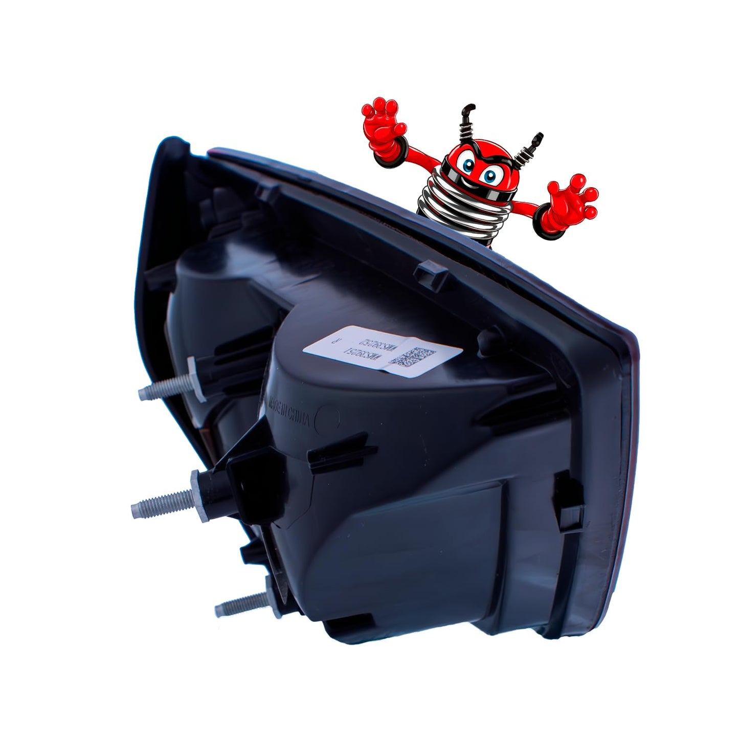 Calavera Derecho Interior Compatible con MG ZS 2021 2022 | Rojo Blanco | Sin Arnes |