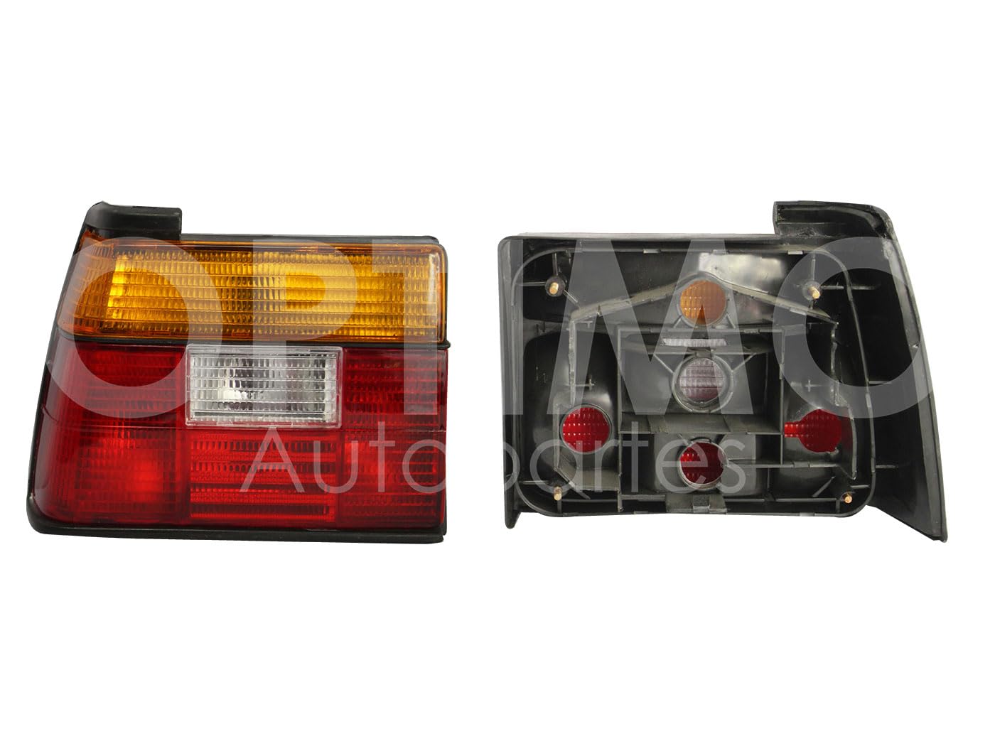 VOLKSWAGEN JETTA A2 1987 1988 1989 1990 1991 1992 CALAVERA IZQ S/ARNES (AMBAR/ROJO/BLANCO)