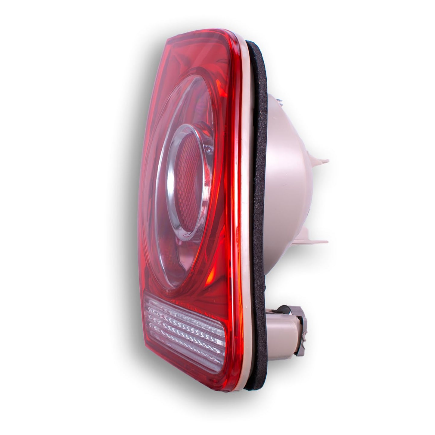 Calavera Izquierdo Interior sin Arnes Clara Compatible con VW Jetta Clasico 2008 2009 2010 2011 2012 2013 2014 2015 | Rojo Blanco