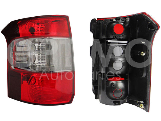 2012 - 2020  CHEVROLET TORNADO CALAVERA IZQ S/ARNES OSCURA (ROJO/HUMO)