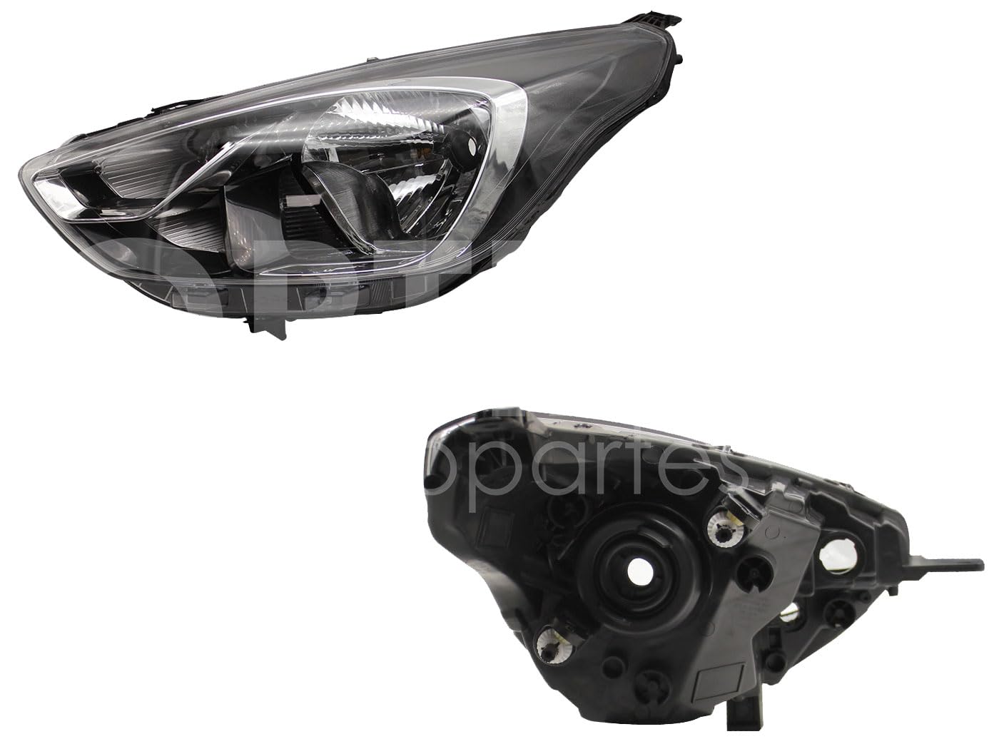 2019 - 2022  FORD FIGO FARO IZQ FONDO NEGRO (SEDAN/H-BACK)