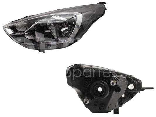 2019 - 2022  FORD FIGO FARO IZQ FONDO NEGRO (SEDAN/H-BACK)