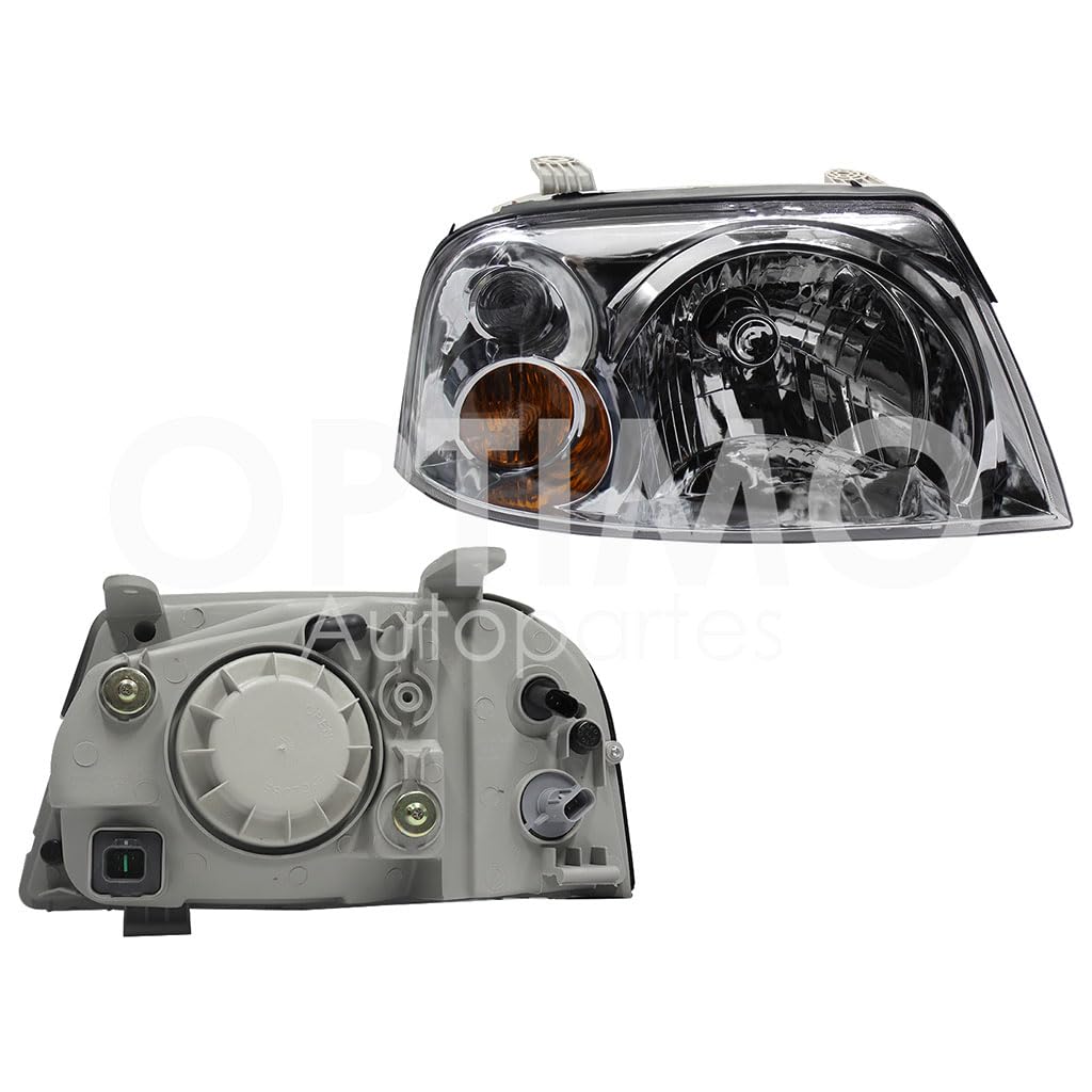 Faro Derecho Compatible con ATOS 2005 2006 2007 2008 2009 2010 2011 2012 F/CROMADO C/CUARTO AMBAR