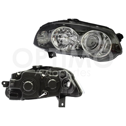 CHRYSLER / DODGE RAM 700 2015 2016 2017 2018 2019 2020 FARO DER F/CROMADO C/LUPA C/BICELES NEGROS