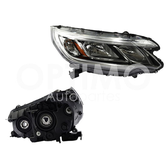 HONDA CR-V 2015 2016 FARO DER F/NEGRO S/DRL C/MICA AMBAR