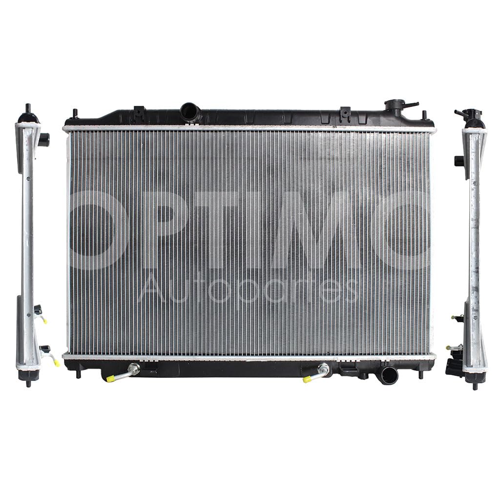 NISSAN QUEST 3.5L 2004 2005 2006 2007 2008 2009 RADIADOR AGUA C/S AIRE AUT 750*470*20MM (MURANO 3.5L 03-08) T/SOLDADO