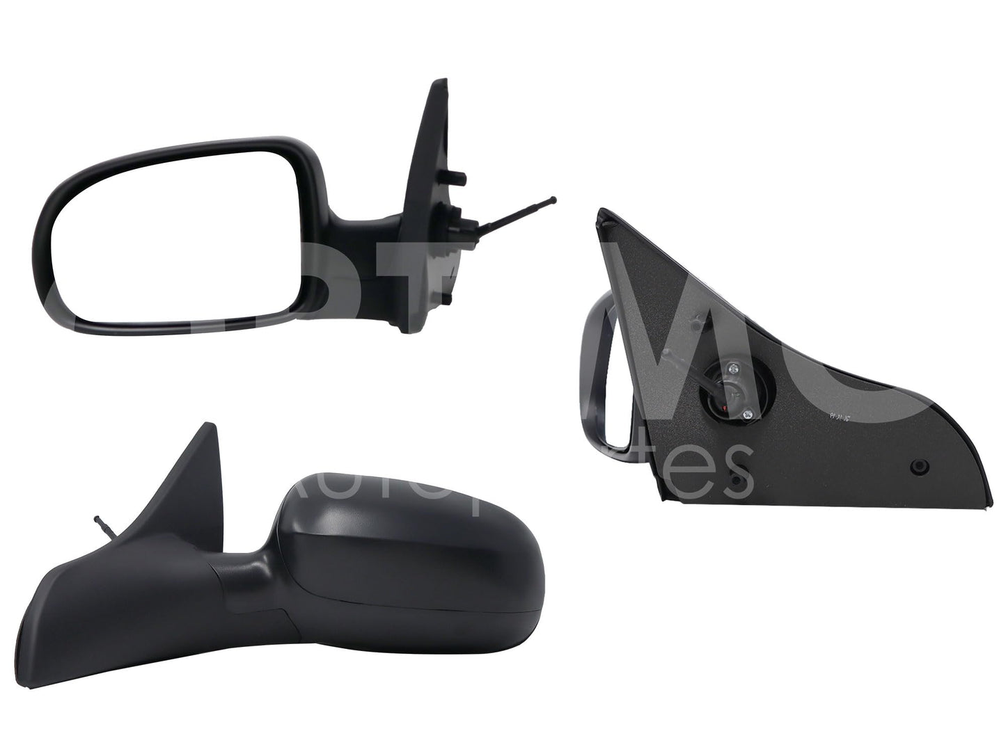 CHEVROLET CHEVY C-3 2009 2010 2011 2012 ESPEJO IZQ MANUAL NEGRO POROSO C/CONTROL 3-4-5PTAS