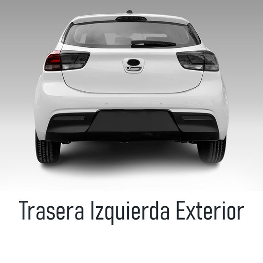 Calavera Izquierda Exterior Compatible con Rio H-Back 5 Puertas 2018 2019 202 2021 2022 2023 | Rojo Blanco | Sin Arnes (FCNA0122)