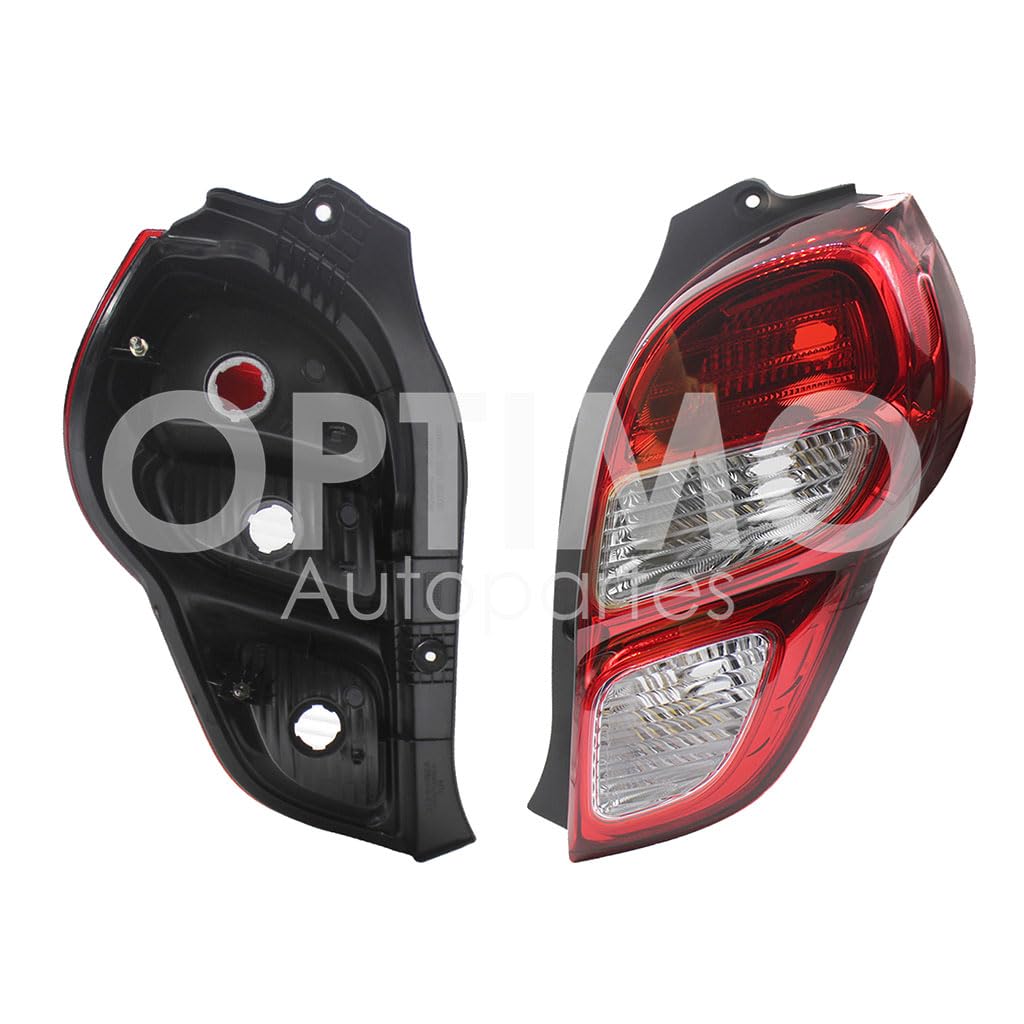 Calavera Derecha Compatible con BEAT H-BACK 2018 2019 2020 2021 S/ARNES 5PTAS (ROJO/BLANCO/BLANCO)