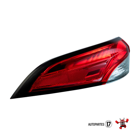 Calavera Izquierda Exterior Compatible con COROLLA 2020 2021 2022 2023 2024 S/ARNES S/LED (VERSION BASE-LE) (ROJO/BLANCO)