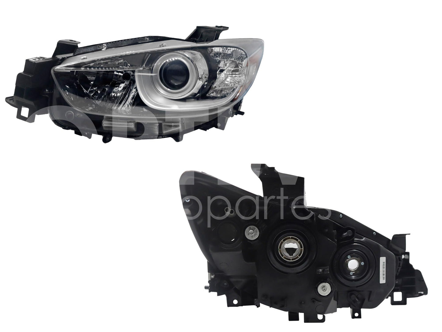 MAZDA CX-5 2013 2014 2015 2016 2017 FARO IZQ F/NEGRO C/LUPA C/MICA AMBAR HALOGENO