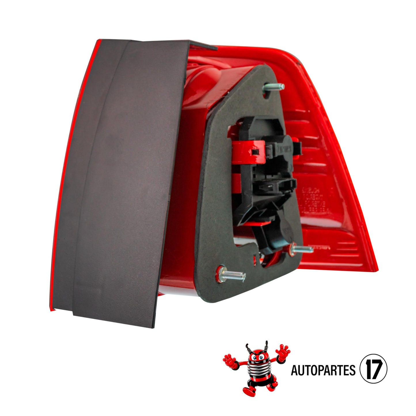 VOLKSWAGEN JETTA CLASICO 2008 2009 2010 2011 2012 2013 2014 2015 CALAVERA IZQ EXT C/ARNES CLARA (ROJO/BLANCO)