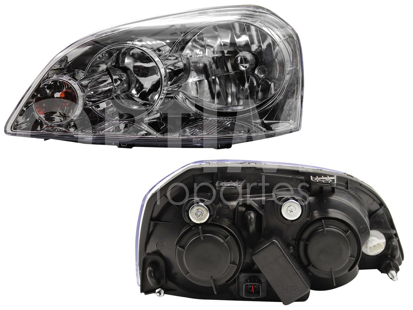 2006 - 2010  CHEVROLET OPTRA FARO IZQ F/CROMADO S/VELA