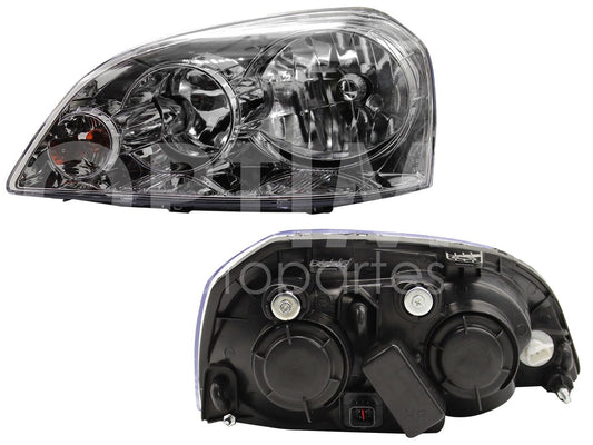 2006 - 2010  CHEVROLET OPTRA FARO IZQ F/CROMADO S/VELA