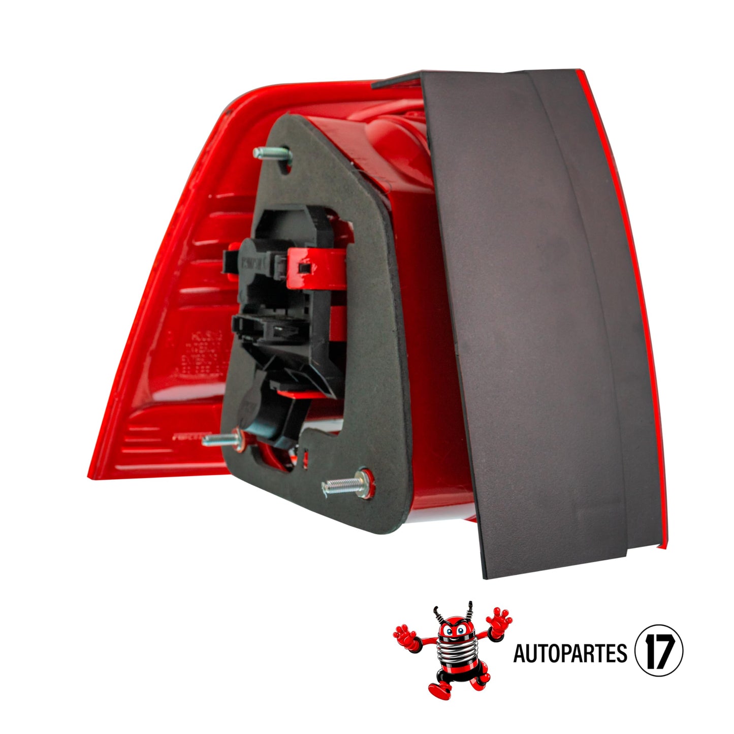 VOLKSWAGEN JETTA CLASICO 2008 2009 2010 2011 2012 2013 2014 2015 CALAVERA DER EXT C/ARNES CLARA (ROJO/BLANCO)