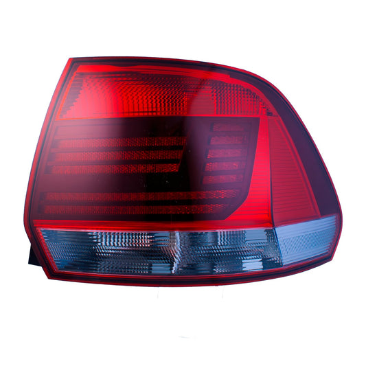 Calavera Derecha Compatible con VW Vento 2016 2017 2018 2019 2020 2021 2022 | Sin Arnes | Color Rojo con Blanco