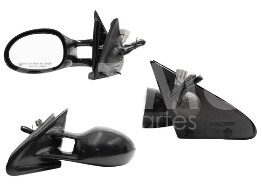 CHRYSLER / DODGE STRATUS 1995 1996 1997 1998 1999 2000 ESPEJO IZQ ELECT NEGRO P/PINTAR C/DESEMPAÑADOR (6PINES) (CIRRUS)