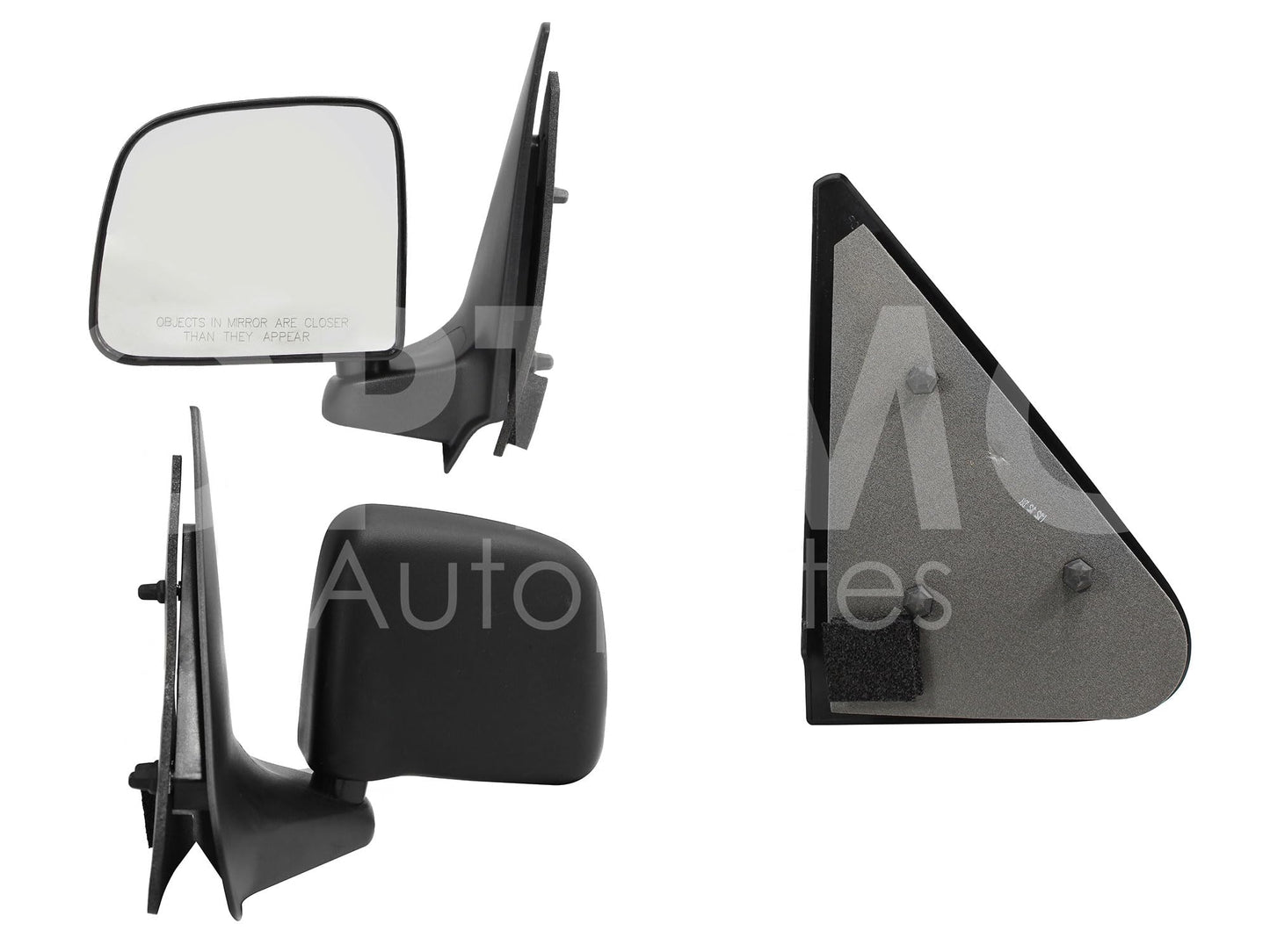 FORD RANGER 1993 1994 1995 1996 1997 ESPEJO IZQ MANUAL NEGRO POROSO (MAZDA PICK-UP)