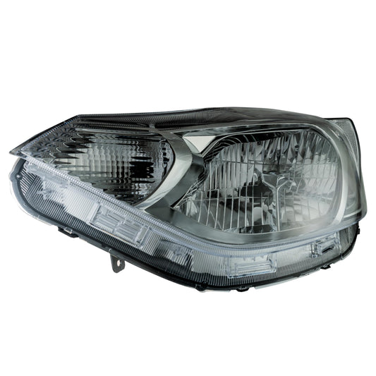 Faro Delantero Izquiero compatible con Aveo 2018 2019 2020 2021 2022 2023 | Totalmente Cromado | Con Motor