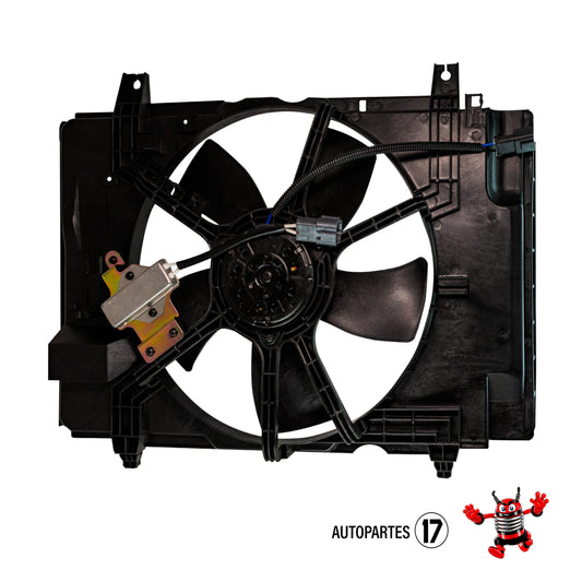 Moto Ventilador Compatible con TIIDA 1.6L/1.8L 2006 2007 2008 2009 2010 2011 2012 2013 2014 2015 2016 2017 C/AIRE > Con Tolva > Con ResistenciaISTENCIA 2PIN