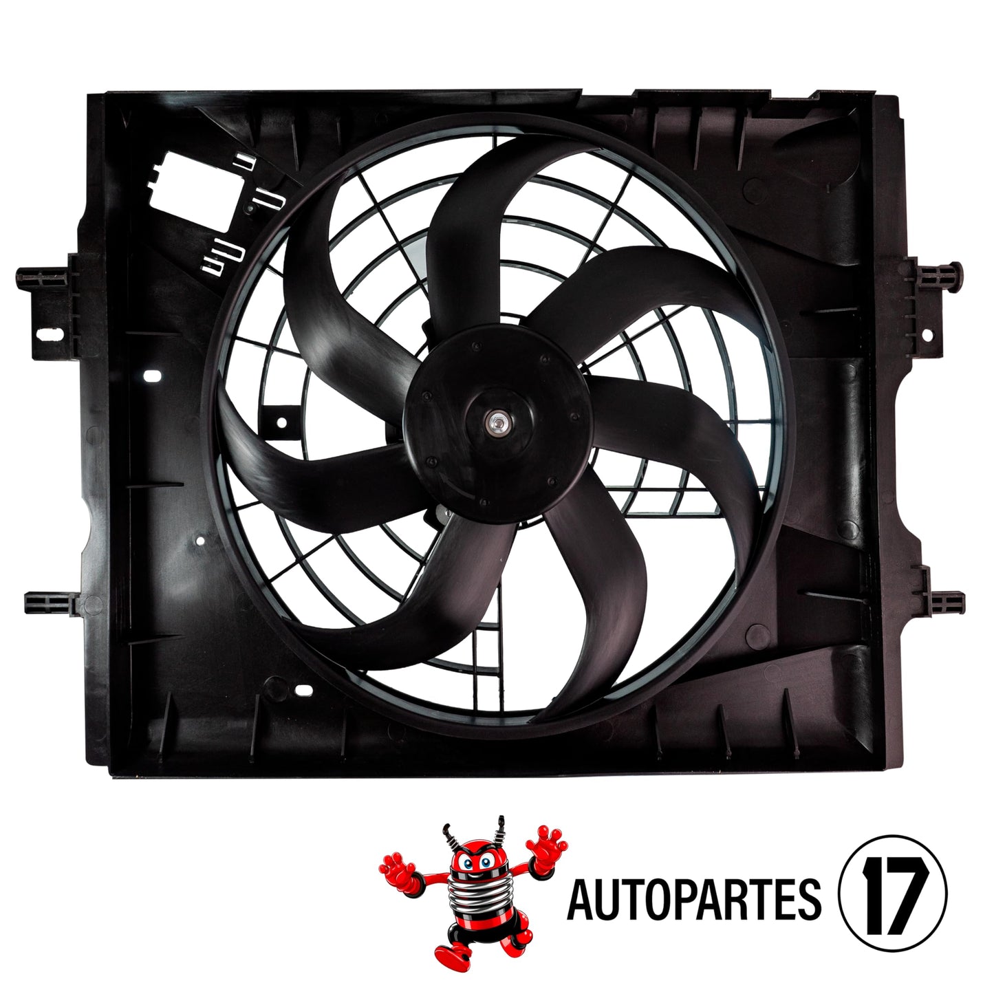 Moto Ventilador Compatible con VERSA 1.6L 2020 2021 2022 2023 2024 C/S AIRE > Con Tolva > Sin Resistencia 2PIN (KICKS 17-24)