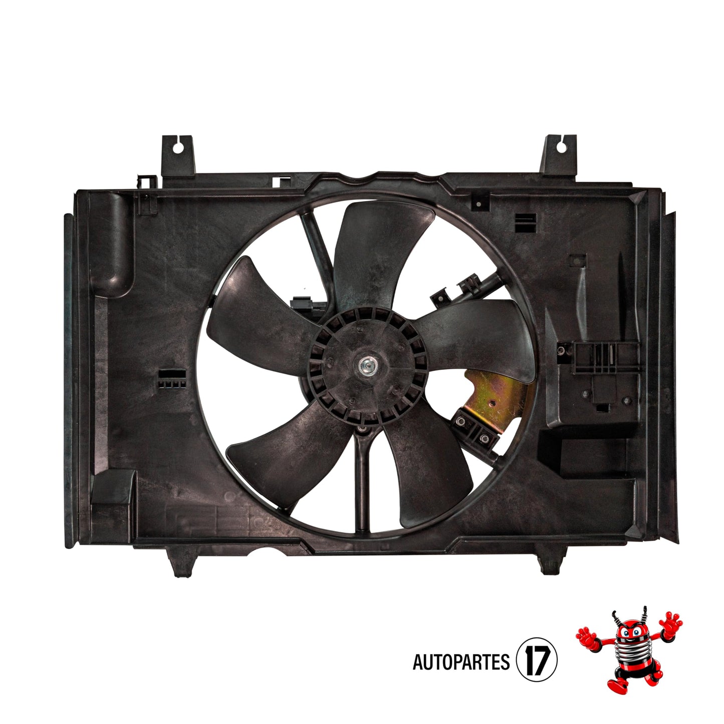 Moto Ventilador Compatible con TIIDA 1.6L/1.8L 2006 2007 2008 2009 2010 2011 2012 2013 2014 2015 2016 2017 C/AIRE > Con Tolva > Con ResistenciaISTENCIA 2PIN