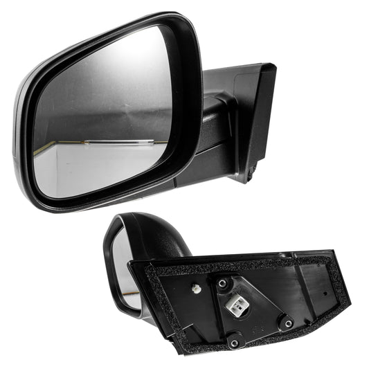 CHEVROLET SPARK CLASSIC 2011 2012 2013 2014 2015 2016 2017 ESPEJO IZQ ELECT NEGRO P/PINTAR (3PINES) (BEAT 18-21 4-5PTAS)