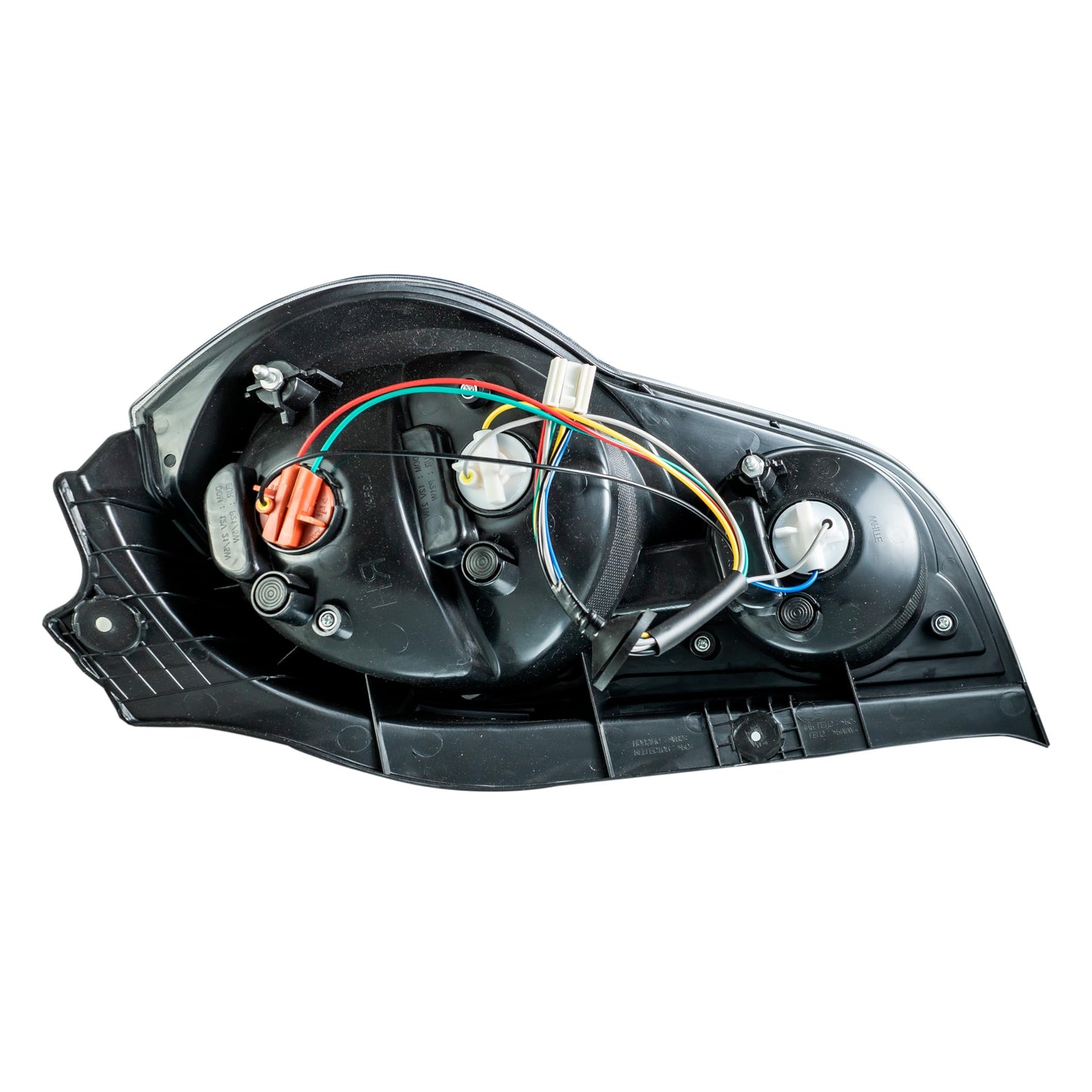 Calavera Izquierda Compatible con SPARK 2011 2012 C/ARNES (ROJO/AMBAR/BLANCO)