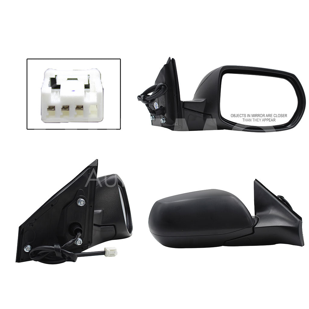 HONDA CR-V 2017 2018 2019 2020 ESPEJO DER ELECT NEGRO P/PINTAR (3PINES)