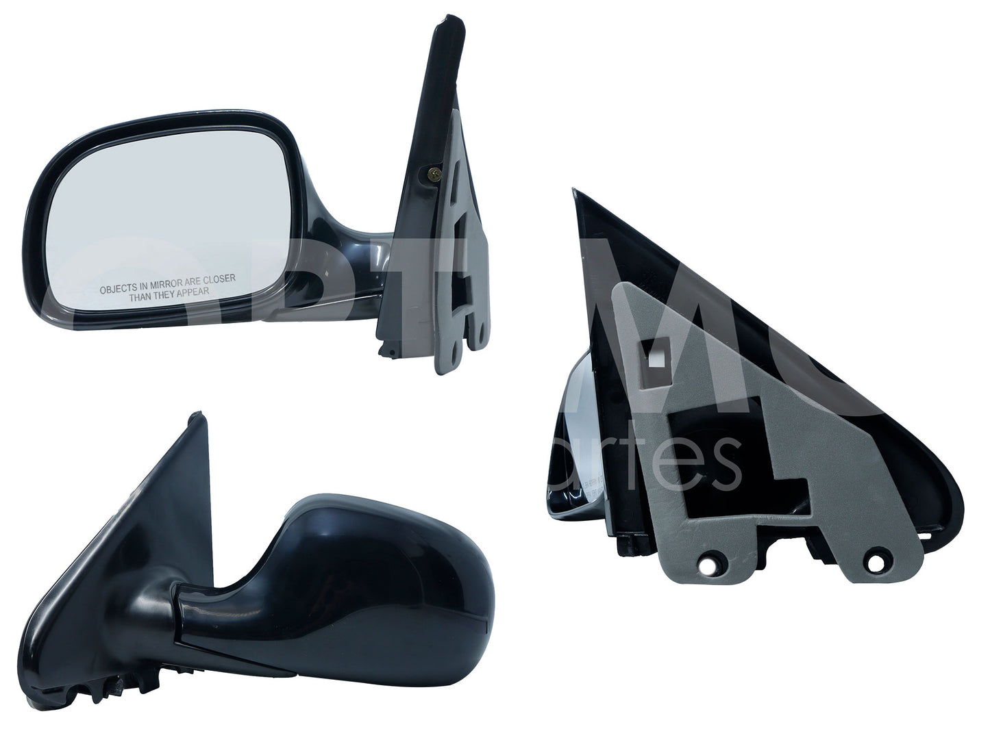 CHRYSLER / DODGE CARAVAN 1996 1997 1998 1999 2000 ESPEJO IZQ MANUAL NEGRO LISO (VOYAGER/TOWN & COUNTRY)