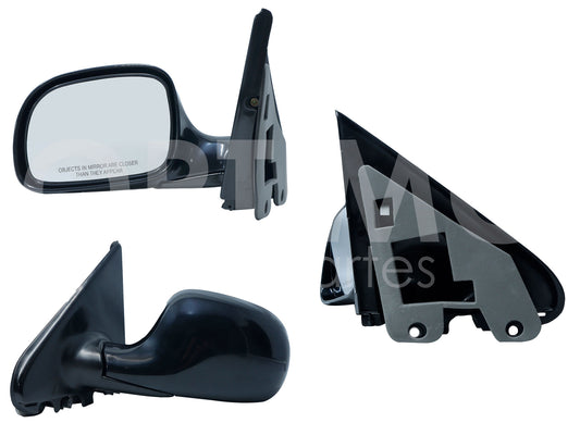 CHRYSLER / DODGE CARAVAN 1996 1997 1998 1999 2000 ESPEJO IZQ MANUAL NEGRO LISO (VOYAGER/TOWN & COUNTRY)