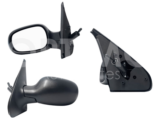 NISSAN PLATINA 2002 2003 2004 2005 2006 2007 2008 2009 2010 ESPEJO IZQ MANUAL NEGRO POROSO C/CONTROL (RN CLIO 02-10)