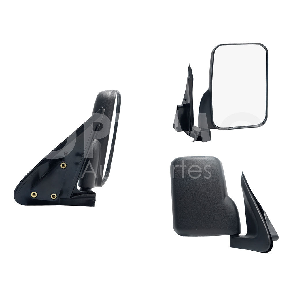 NISSAN URVAN 2002 2003 2004 2005 2006 2007 2008 2009 2010 2011 2012 ESPEJO DER MANUAL NEGRO POROSO (BASE INT PLASTICO)