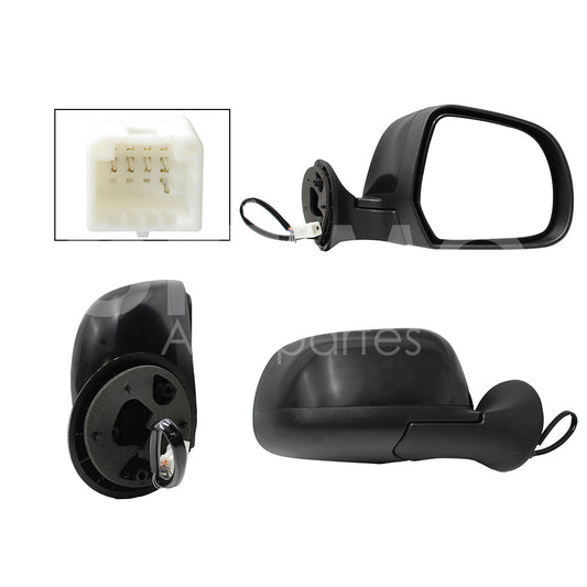 RENAULT DUSTER 2017 2018 2019 2020 ESPEJO DER ELECT NEGRO P/PINTAR C/DESEMPAÑANTE (5PINES) (OROCH 18-22)