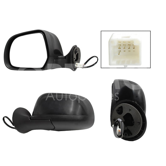 RENAULT DUSTER 2017 2018 2019 2020 ESPEJO IZQ ELECT NEGRO P/PINTAR C/DESEMPAÑANTE (5PINES) (OROCH 18-22)