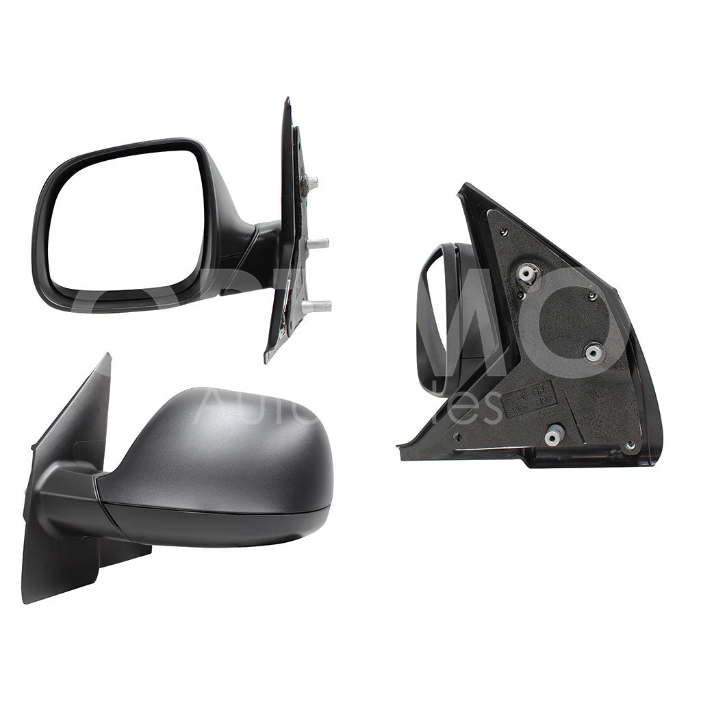VOLKSWAGEN TRANSPORTER 2011 2012 2013 2014 2015 2016 2017 2018 2019 2020 2021 2022 ESPEJO IZQ MANUAL NEGRO POROSO