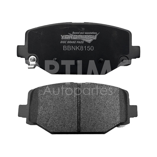CHRYSLER / DODGE JOURNEY 2.4L/3.5L/3.6L 2006 2007 2008 2009 2010 2011 BALATAS TRAS DISCO SEMIMETÁLICA C/ (TOWN & COUNTRY/GRAND CARAVAN 3.6L 11-19)
