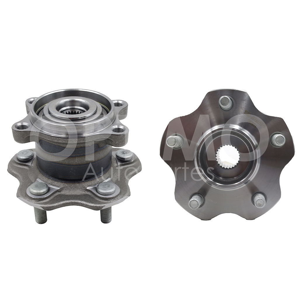 NISSAN SENTRA B-16 2.5L 2007 2008 2009 2010 2011 2012 MAZA TRAS COMPLETA S/ABS C/5BIRLOS (B-17 13-20/X-TRAIL-ROGUE 08-14/JUKE 12-17/RN KOLEOS 09-15)