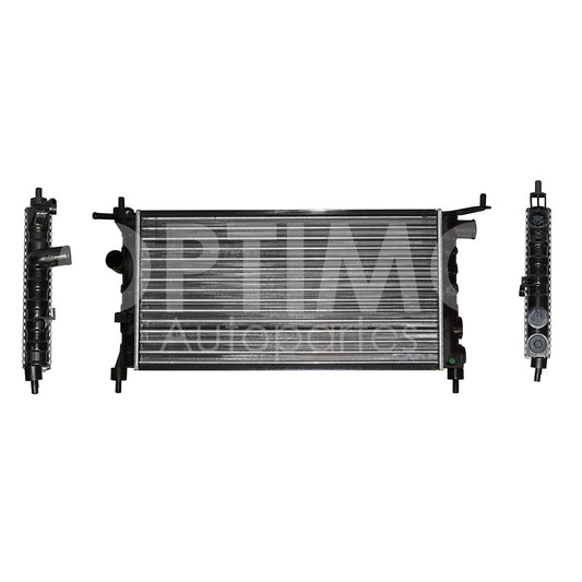 CHEVROLET CHEVY C-1/C-2/C-3 1.4L/1.6L 1994 1995 1996 1997 1998 1999 2000 2001 2002 2003 2004 2005 2006 2007 2008 2009 2010 2011 2012 RADIADOR AGUA S/AIRE STD 540*280*32MM (MONZA-SWING 94-12/CHEVY PICK-UP 97-03) T/MECANICO