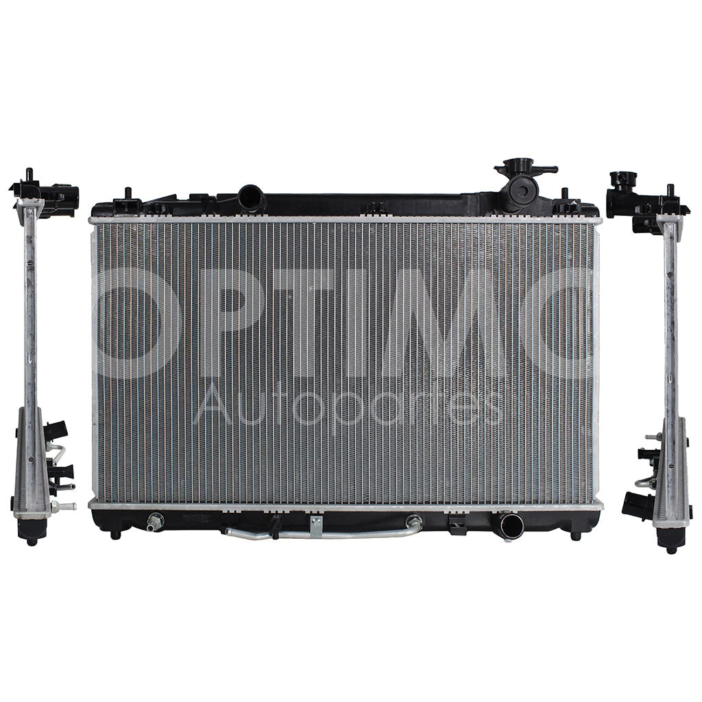 TOYOTA CAMRY 2.4L 2007 2008 2009 2010 2011 RADIADOR AGUA C/S AIRE AUT 750*420*16MM T/SOLDADO