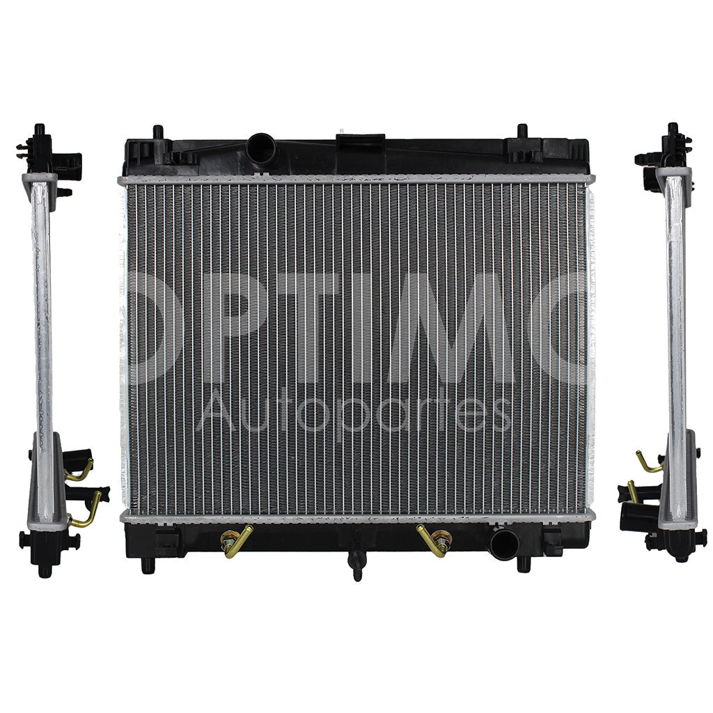 TOYOTA YARIS 1.5L 2006 2007 2008 2009 2010 2011 2012 2013 2014 2015 2016 2017 RADIADOR AGUA C/S AIRE AUT 500*370*16MM T/SOLDADO