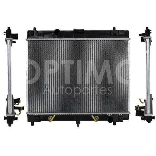TOYOTA YARIS 1.5L 2006 2007 2008 2009 2010 2011 2012 2013 2014 2015 2016 2017 RADIADOR AGUA C/S AIRE AUT 500*370*16MM T/SOLDADO